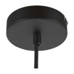 GloboStar® DURANT 01325 Μοντέρνο Industrial Κρεμαστό Φωτιστικό Οροφής Μονόφωτο Γκρι Μπεζ Τσιμέντο Πλέγμα Φ20 x Y35cm - Image 10