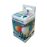 Λάμπα LED E27 G45 Mini Γλόμπος 2W 230V 260° Πορτοκαλί Dark GloboStar 64009 - Image 2