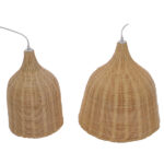 GloboStar® BAHAMAS 01203 Vintage Κρεμαστό Φωτιστικό Οροφής Μονόφωτο 1 x E27 Μπεζ Ξύλινο Ψάθινο Μπαμπού Φ45 x Υ47cm - Image 8