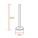 Μοντέρνο Minimal Επιτραπέζιο Μαύρο Φωτιστικό 50cm LED 8 Watt με Ασύρματο Χειριστήριο RF & Dimmer RGB Πολύχρωμο GloboStar ALIEN Design GLOBO-50-8 - Image 2