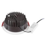 GloboStar® 60196 Χωνευτό LED Panel Downlight Φ22cm 42W 4830lm 60° AC 220-240V IP20 Φ22 x Υ9.5cm Θερμό Λευκό 2700K - OSRAM LED CHIP TECHNOLOGY - 5 Years Warranty - Image 6