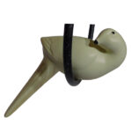 GloboStar® DOVE 01084 Vintage Φωτιστικό Τοίχου Απλίκα Μονόφωτο Μαύρο Μεταλλικό με Υφασμάτινο Μπεζ Καπέλο Φ16 x Μ35 x Π16 x Υ45cm - Image 7