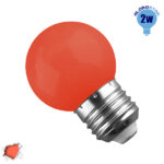 Λάμπα LED E27 G45 Mini Γλόμπος 2W 230V 260° Πορτοκαλί Dark GloboStar 64009