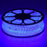 GloboStar® 70506 Slim Ταινία Μονής Σειράς Epistar LED SMD 2835 1m 12W/m 96LED/m 1572lm/m 120° DC 230V Αδιάβροχη IP68 Μπλε Dimmable - Image 2