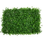 GloboStar® 78411 Artificial - Συνθετικό Τεχνητό Διακοσμητικό Πάνελ Φυλλωσιάς - Κάθετος Κήπος Τριφύλλι - Νάνος Φτέρη Πράσινο Μ60 x Υ40 x Π8cm - Image 2