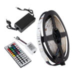 Σετ Ταινία LED 5m 36W/5m 12V 150LED 5050 SMD 600lm/m 120° IP20 με Ασύρματο Χειριστήριο και Τροφοδοτικό RGB GloboStar 06008 - Image 2
