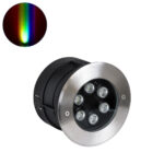 GloboStar® UNDERWATER-JULIA 90567 Υποβρύχιο Χωνευτό Φωτιστικό Σποτ Ειδικό για Σιντριβάνια LED 6W 510lm 15° DC 24V Αδιάβροχο IP68 Φ15 x Υ10.2cm RGBW DMX512 - Ανοξείδωτο Ατσάλι - 3 Years Warranty - Image 2