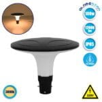GloboStar® 12144 Αδιάβροχο IP65 Φωτιστικό Στύλου / Κολώνας Πλατείας LED 100W 12000lm AC 230v Θερμό Λευκό 3000K