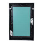 GloboStar® MAKEUP MIRROR-60x90-5 Μοντέρνος Καθρέπτης Μακιγιάζ με Πλαίσιο Φυσικού Ξύλου με Διακόπτη On/Off 10 x E27 AC220-240V - Μ60 x Π7 x Υ90cm - Μαύρος Έβενος - Image 7
