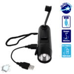 Αυτόνομος Φορητός Φακός USB LED με Δυναμό Φόρτισης και Μπαταρίες GloboStar 07019 - Image 2