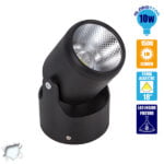 LED Φωτιστικό Σποτ Οροφής με Σπαστή Βάση Black Body 10W 230V 1500lm 24° Ψυχρό Λευκό 6000k GloboStar 93011