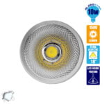 LED Φωτιστικό Σποτ Οροφής με Σπαστή Βάση White Body 10W 230V 1500lm 24° Ψυχρό Λευκό 6000k GloboStar 93008 - Image 2