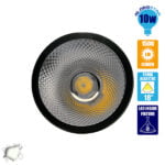 LED Φωτιστικό Σποτ Οροφής με Σπαστή Βάση Black Body 10W 230V 1450lm 24° Φυσικό Λευκό 4500k GloboStar 93010 - Image 2