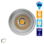 LED Φωτιστικό Σποτ Οροφής με Σπαστή Βάση White Body 10W 230V 1450lm 24° Φυσικό Λευκό 4500k GloboStar 93007 - Image 2