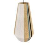 GloboStar® SALERNO 02079 Boho Κρεμαστό Φωτιστικό Πλέγμα Μονόφωτο 1 x E27 IP20 Πολύχρωμο Σχοινί - Μ50 x Π50 x Υ90cm - Image 6