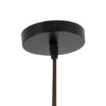 GloboStar® SALERNO 02079 Boho Κρεμαστό Φωτιστικό Πλέγμα Μονόφωτο 1 x E27 IP20 Πολύχρωμο Σχοινί - Μ50 x Π50 x Υ90cm - Image 8