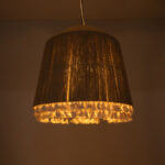 GloboStar® PUERTORICO 02093 Boho Κρεμαστό Φωτιστικό Καμπάνα Τρίφωτο 3 x E27 IP20 Μπεζ & Λευκό Σχοινί - Μ80 x Π80 x Υ80cm - Image 3