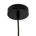GloboStar® MIHIRO 02173 Boho Κρεμαστό Φωτιστικό Πλέγμα Μονόφωτο 1 x E27 IP20 Καφέ Ξύλο - Μ32 x Π32 x Υ56cm - Image 10