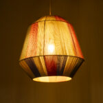 GloboStar® SALERNO 02188 Boho Κρεμαστό Φωτιστικό Πλέγμα Μονόφωτο 1 x E27 IP20 Πολύχρωμο Σχοινί - Μ50 x Π50 x Υ50cm - Image 3