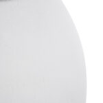GloboStar® Artificial Garden MURANO 20766 Επιδαπέδιο Πολυεστερικό Τσιμεντένιο Κασπώ Γλάστρα - Flower Pot Λευκό Φ90 x Υ70cm - Image 8
