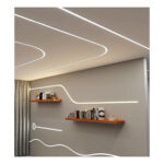 GloboStar® CURVED-PROFILE 70802-3M Προφίλ Αλουμινίου - Βάση & Ψύκτρα Ταινίας LED με Λευκό Γαλακτερό Κάλυμμα - Επιφανειακή Χρήση - Εύκαμπτο με Δυνατότητα Κυρτής Τοποθέτησης - Πατητό Κάλυμμα - Ασημί - 3 Μέτρα - Πακέτο 5 Τεμαχίων - Μ300 x Π1.8 x Υ0.5cm - Image 7