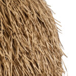 GloboStar® GUADELOUPE 02159 Boho Κρεμαστό Φωτιστικό Πλέγμα Μονόφωτο 1 x E27 IP20 Μπεζ Ράφια - Μ120 x Π120 x Υ100cm - Image 8
