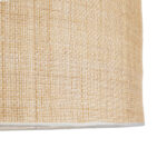 GloboStar® YOTTO 01823 Boho Κρεμαστό Φωτιστικό Καπέλο Τρίφωτο 3 x E27 IP20 Μπεζ Ξύλο - Μ90 x Π90 x Υ40cm - Image 8
