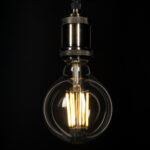 GloboStar® 99088 Λάμπα LED Long Filament E27 G95 Γλόμπος 7W 1470lm 360° AC 220-240V IP20 Φ9.5 x Υ13.8cm Θερμό Λευκό 2700K με Διάφανο Γυαλί - Pro Series 210lm/W - A Ενεργειακή Κλάση - 3 Χρόνια Εγγύηση - Image 5