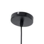 GloboStar® DEVOTA 01235 Vintage Κρεμαστό Φωτιστικό Καμπάνα Μονόφωτο 1 x E27 IP20 Μαύρο & Χρυσό Μέταλλο - Μ22 x Π22 x Υ30cm - Image 10