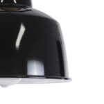GloboStar® DEVOTA 01235 Vintage Κρεμαστό Φωτιστικό Καμπάνα Μονόφωτο 1 x E27 IP20 Μαύρο & Χρυσό Μέταλλο - Μ22 x Π22 x Υ30cm - Image 9
