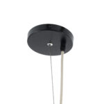 GloboStar® KENTUCKY 01911 Vintage Κρεμαστό Φωτιστικό Πλέγμα Μονόφωτο 1 x E27 IP20 Μπεζ Μέταλλο - Μ60 x Π60 x Υ80cm - Image 10