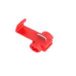 GloboStar® 81647 Cable Terminal - Κλέφτης Ρέυματος από Καλώδιο Max 10A - Κόκκινο - Μ2 x Π3 x Υ1.5cm - Πακέτο 20 Τεμαχίων - Image 2