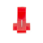 GloboStar® 81647 Cable Terminal - Κλέφτης Ρέυματος από Καλώδιο Max 10A - Κόκκινο - Μ2 x Π3 x Υ1.5cm - Πακέτο 20 Τεμαχίων - Image 4