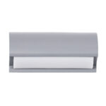 GLOBOSTAR® HORIZON 60692 Φωτιστικό Τοίχου - Απλίκα Εσωτερικού/Εξωτερικού Χώρου LED 15W 1575lm 120° AC175-265V Αδιάβροχο IP65 - Πλαστικό Σώμα - Φυσικό λευκό 4500K - Μ23.5 x Π11 x Υ10cm - Γκρι - Bridgelux Chip - 3 Χρόνια Εγγύηση - Image 3