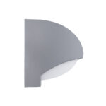 GLOBOSTAR® HORIZON 60692 Φωτιστικό Τοίχου - Απλίκα Εσωτερικού/Εξωτερικού Χώρου LED 15W 1575lm 120° AC175-265V Αδιάβροχο IP65 - Πλαστικό Σώμα - Φυσικό λευκό 4500K - Μ23.5 x Π11 x Υ10cm - Γκρι - Bridgelux Chip - 3 Χρόνια Εγγύηση - Image 4