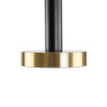 GLOBOSTAR® ZANE 60935 Κρεμαστό Φωτιστικό Design LED CCT 100W 11200lm 120° AC 220-240V IP20 - Εναλλαγή Φωτισμού μέσω Τηλεχειριστηρίου All In One Ψυχρό 6000k+Φυσικό 4500k+Θερμό 2700k Dimmable - Φ80 x Υ20cm - Μαύρο & Χρυσό - 3 Χρόνια Εγγύηση - Image 8