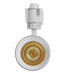 Globostar S-40018 Μονοφασικό Bridgelux COB LED Λευκό Φωτιστικό Σποτ Ράγας 20W 230V 2400lm 30° Θερμό Λευκό 3000k - Image 4