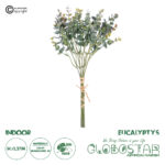 GloboStar® Artificial Garden EUCALYPTYS BRANCH 20776 Τεχνητό Διακοσμητικό Κλαδί Ευκαλύπτου Y37cm
