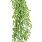 GloboStar® Artificial Garden HANGING LIMA BEAN 20847 Τεχνητό Διακοσμητικό Κρεμαστό Φυτό Φασόλι Λίμα Μ29 x Π10 x Υ86cm - Image 3