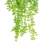 GloboStar® Artificial Garden HANGING PEACH LEAF 20880 - Τεχνητό Κρεμαστό Διακοσμητικό Φυτό Φύλλο Ροδακινιάς Φ20 x Y50cm - Image 3