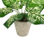 GloboStar® Artificial Garden DIEFFENBACHIA POTTED PLANT 20897 Διακοσμητικό Φυτό Διεφενμπάχια Φ40 x Υ33cm - Image 4