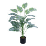GloboStar® Artificial Garden BANANA ZEBRA PLANT 20919 - Διακοσμητικό Φυτό Μπανανιά Ζέβρα Φ78 x Υ80cm - Image 2