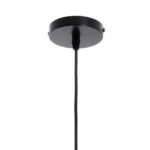GloboStar® WICKHAM 01169 Vintage Κρεμαστό Φωτιστικό Καμπάνα Μονόφωτο 1 x E27 IP20 Διάφανο Γυαλί με Μαύρο & Χρυσό Μέταλλο - Μ18 x Π18 x Y20cm - Image 9