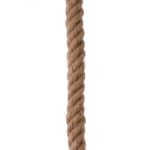 GloboStar® PUPPET 01412 Vintage Κρεμαστό Φωτιστικό Μονόφωτο Καμπάνα 1 x E27 IP20 Λευκό Μεταλλο με Μπεζ Σχοινί - Μ36 x Π36 x Y31cm - Image 10