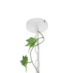 GloboStar® NEST 01641 Vintage Κρεμαστό Φωτιστικό Φιγούρα Μονόφωτο 1 x E27 IP20 Λευκό Μέταλλο με Πράσινο Πλαστικό - Μ48 x Π38 x Y40cm - Image 10