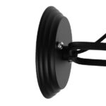 GloboStar® CELL 01118 Vintage Επιτοίχιο Φωτιστικό Απλίκα Μονόφωτο 1 x E27 IP20 Μαύρο Μέταλλο - Μ33 x Π27 x Υ33cm - Image 9