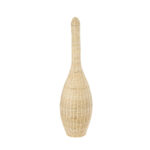 GloboStar® PARADIS 01844 Boho Επιδαπέδιο Φωτιστικό Μονόφωτο 1 x E27 IP20 Μπεζ Ξύλο - Μ35 x Π35 x Υ120cm - Image 2