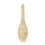 GloboStar® PARADIS 01844 Boho Επιδαπέδιο Φωτιστικό Μονόφωτο 1 x E27 IP20 Μπεζ Ξύλο - Μ35 x Π35 x Υ120cm - Image 4