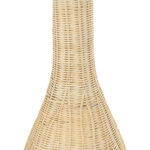 GloboStar® PARADIS 01844 Boho Επιδαπέδιο Φωτιστικό Μονόφωτο 1 x E27 IP20 Μπεζ Ξύλο - Μ35 x Π35 x Υ120cm - Image 6