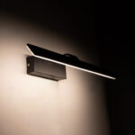 GloboStar® MIRROR 60514 Φωτιστικό Τοίχου - Απλίκα LED 12W 1440lm 120° AC 85-265V IP54 Φυσικό Λευκό 4500K Μαύρο Μέταλλο - Μ42 x Π5 x Υ15cm - 2 Xρόνια Εγγύηση - Image 3